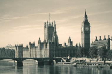 Londra 'da Westminster' da Parlamento Binası.