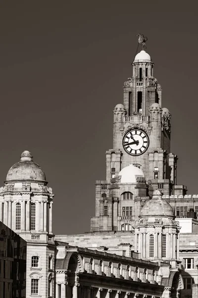 Liverpool Arquitectura Histórica Con Paisaje Urbano Centro Inglaterra Reino Unido — Foto de Stock