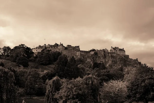 Castillo Edimburgo Como Famoso Punto Referencia Ciudad Reino Unido — Foto de Stock