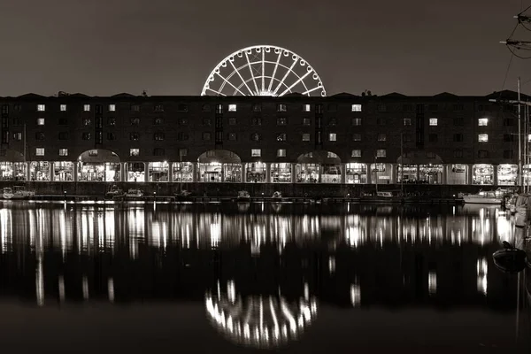 Royal Albert Dock Con Edificios Históricos Inglaterra Reino Unido — Foto de Stock