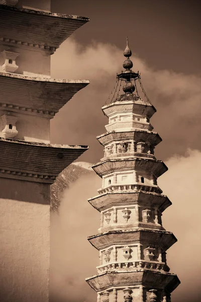 Gammel Pagode Dali Gammel Yunnan Kina – stockfoto