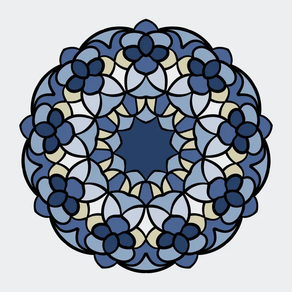 Mandala renkli daire.