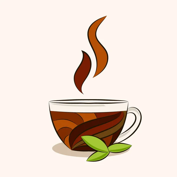 sıcak siyah çay.