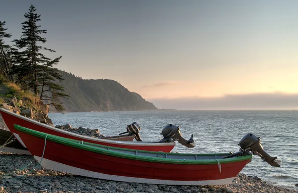 Barche sulla spiaggia di Whistle — Foto Stock