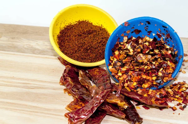 Dried - Curshed and Ground Peppers