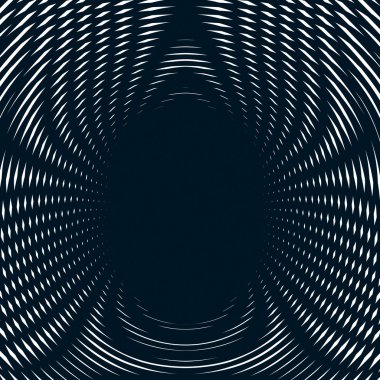 Dekoratif çizgili hipnotik kontrast arka plan 