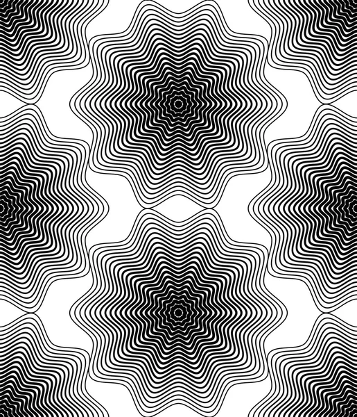 Iluzivní abstraktní vzor bezešvé — Stockový vektor