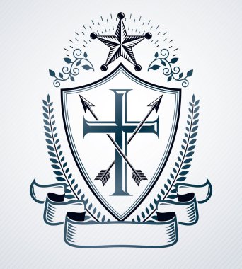 Vintage hanedan amblemi 