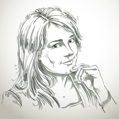 Güzel romantik sevgi dolu kadın