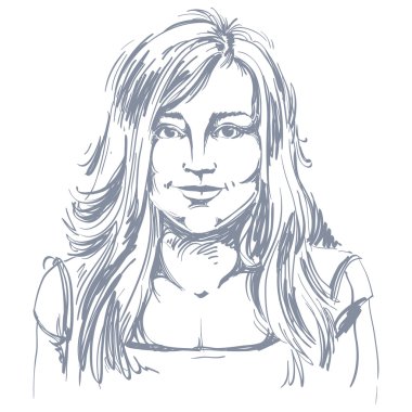 Şık saç kesimi ile çekici hanımefendi