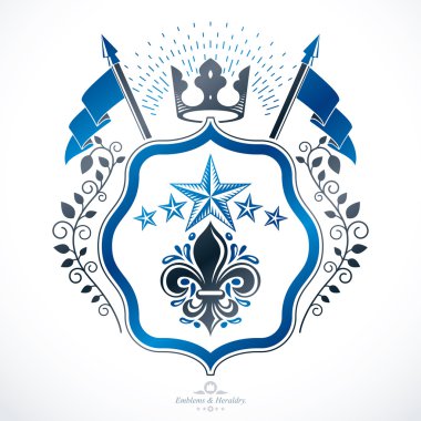Vintage amblemi, Hanedan tasarım.