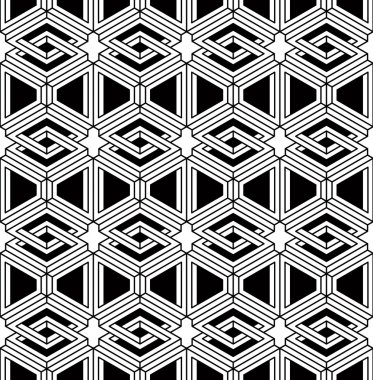 Hayali soyut geometrik seamless modeli.