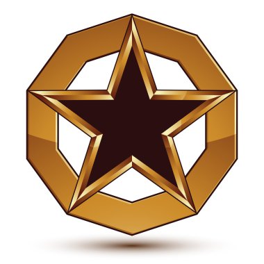 Göz alıcı siyah yıldız 