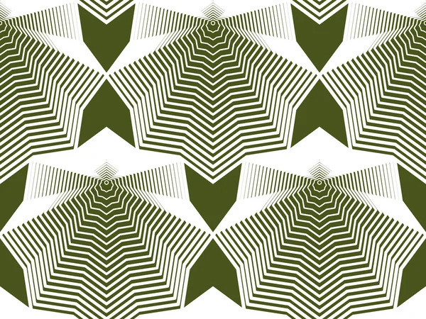 Färgglada illusoriska abstrakta sömlösa mönster — Stock vektor