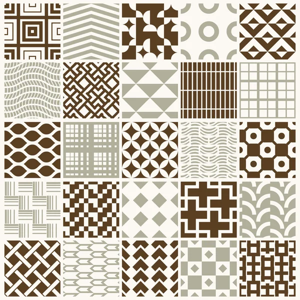 Graphic ornamental tiles collection — Stock Vector