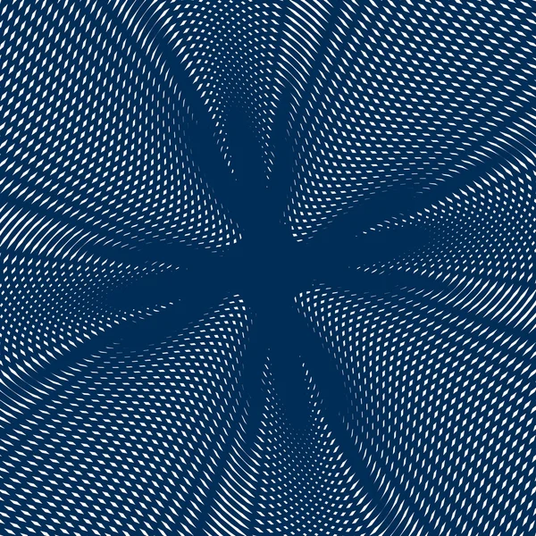 Optische illusie, moire achtergrond — Stockvector