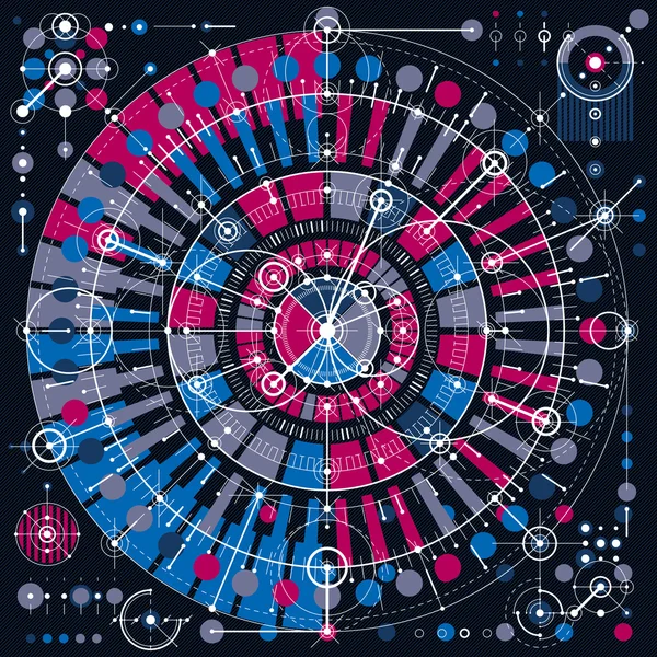 Technical plan, engineering draft — Stock Vector