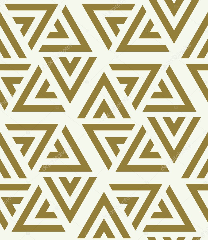 Graphic simple ornamental tile pattern 