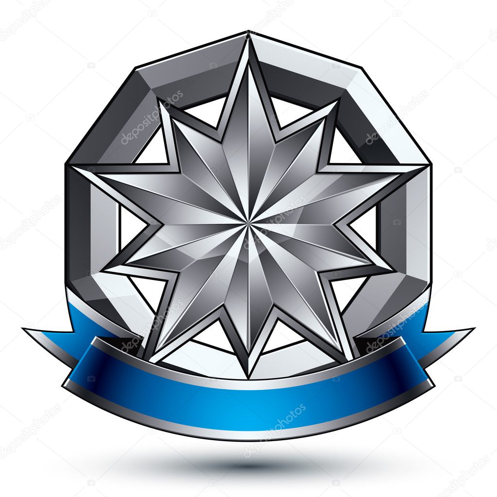 Aristocratic badge with silver star 