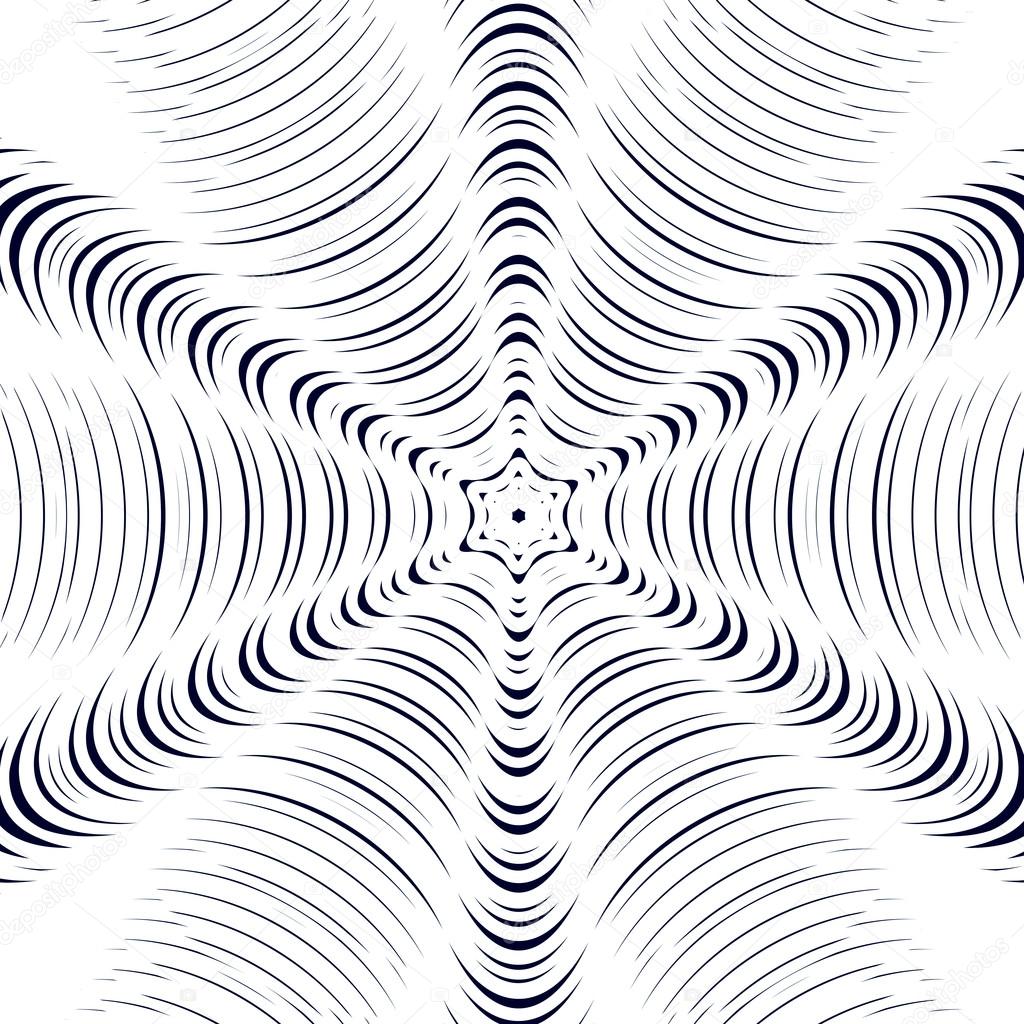 Illusive background with black chaotic lines 