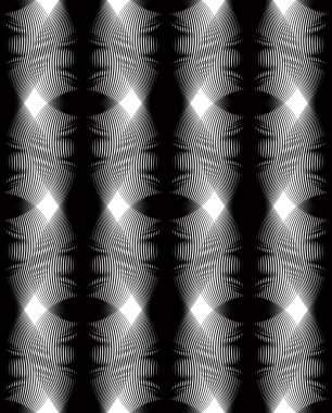 tek renkli çizgili hayali sonsuz desen 