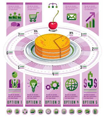 Yaratıcı infographics kavramı