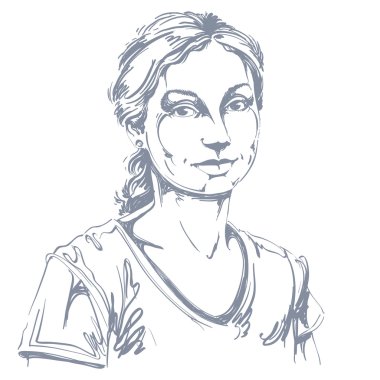 Narin sevgi dolu huzurlu kız