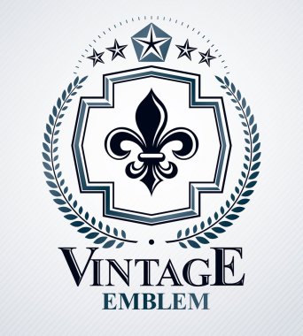 Lüks hanedan amblemi şablonu 