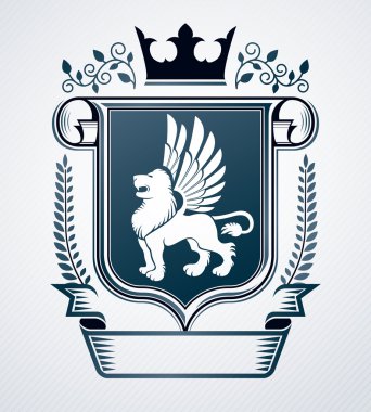 Vintage amblemi, Hanedan tasarım.