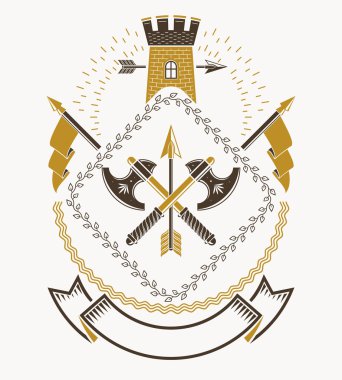 Lüks hanedan amblemi şablonu 