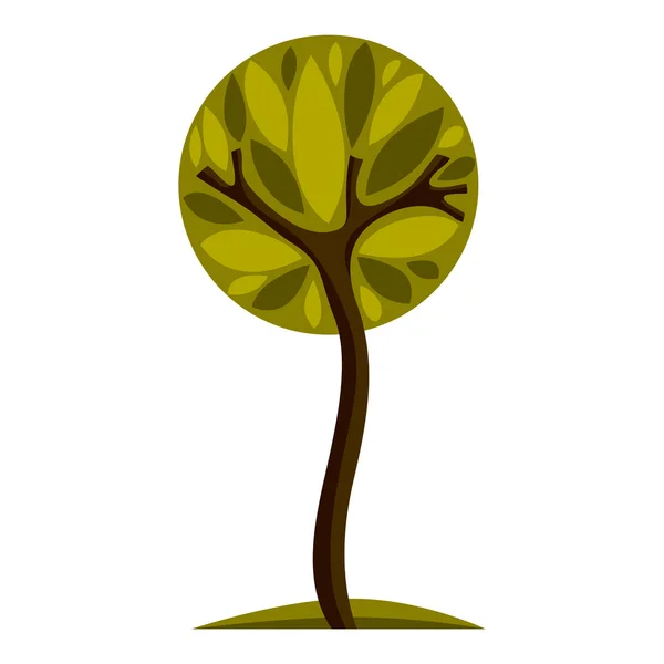 Árbol de hadas de arte — Vector de stock