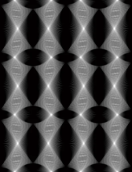 Illusionäre abstrakte nahtlose Muster — Stockvektor