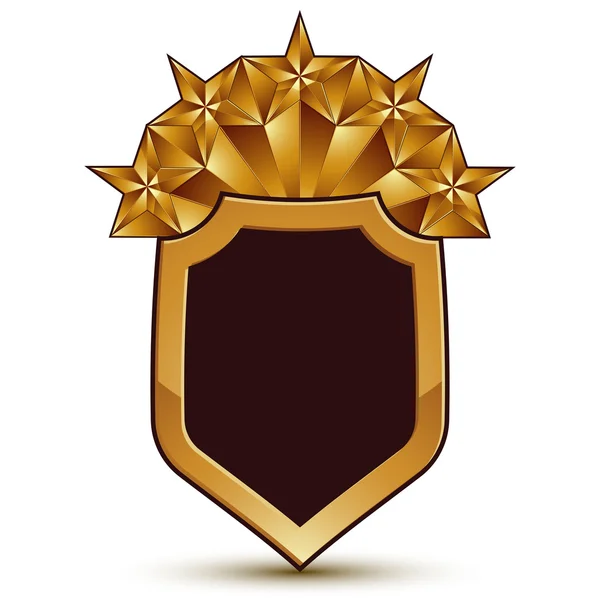 Marque d'or symbole géométrique — Image vectorielle