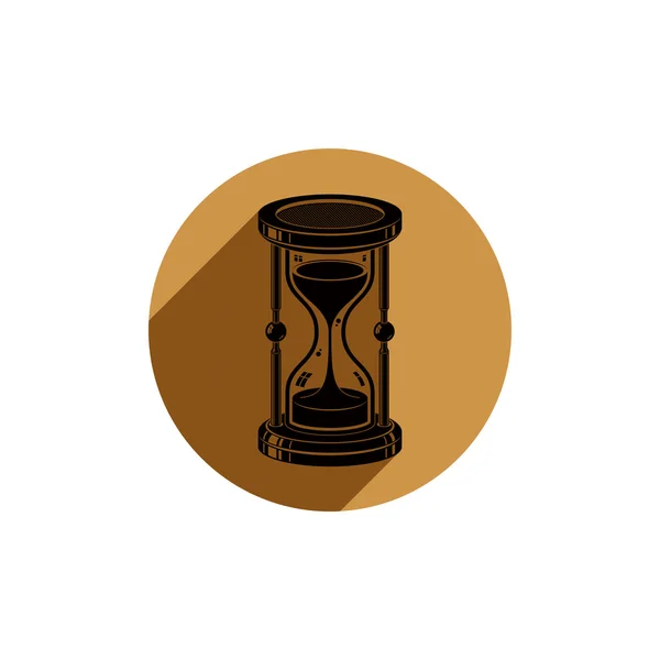 Старомодные простые 3D песочные часы — стоковый вектор