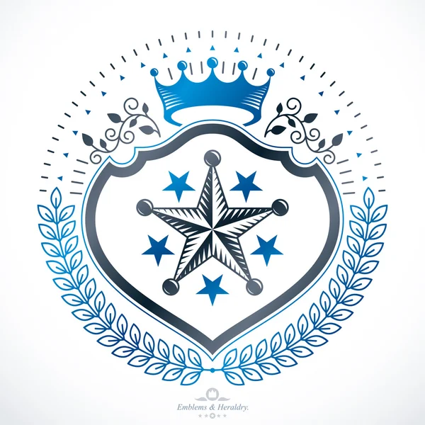 Heraldický znak, prvek, heraldika emblém — Stockový vektor