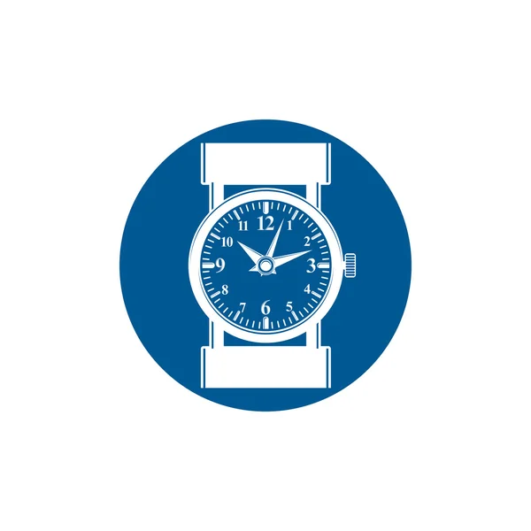 Graphic pocket watch icon — Stock Vector