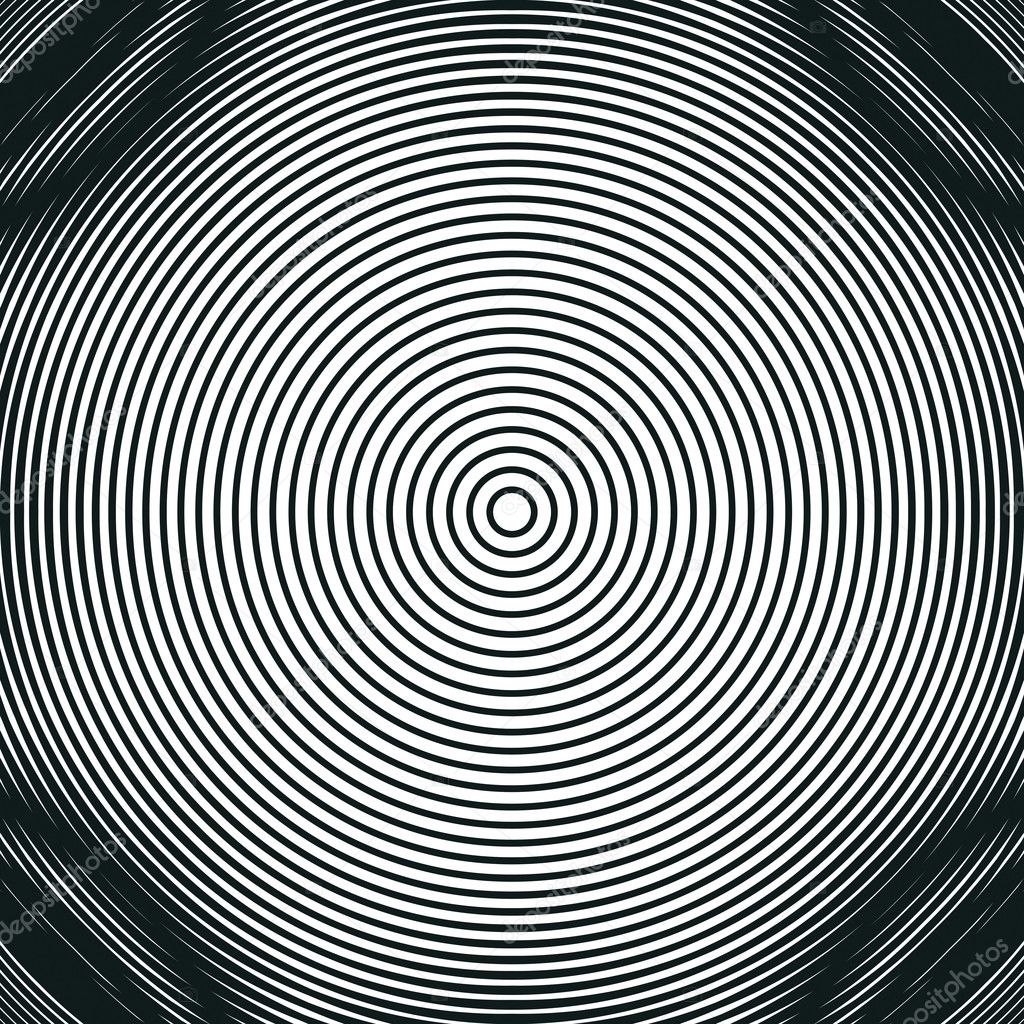 Decorative lined hypnotic contrast background 