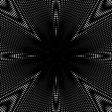 Hareli hatları, çizgili psychedelic arka plan