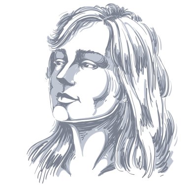 Çekici dalgın kadın düşünme 