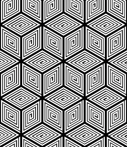 Contraste simétrico patrón sin costura — Archivo Imágenes Vectoriales