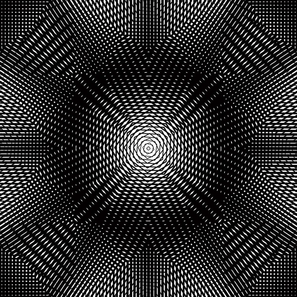 Fondo abstracto monocromo adornado — Vector de stock