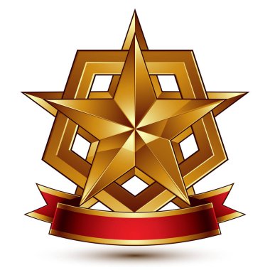  pentagonal yıldız ile hanedan blazon