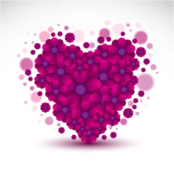 Abstract heart love symbol — Stock Vector