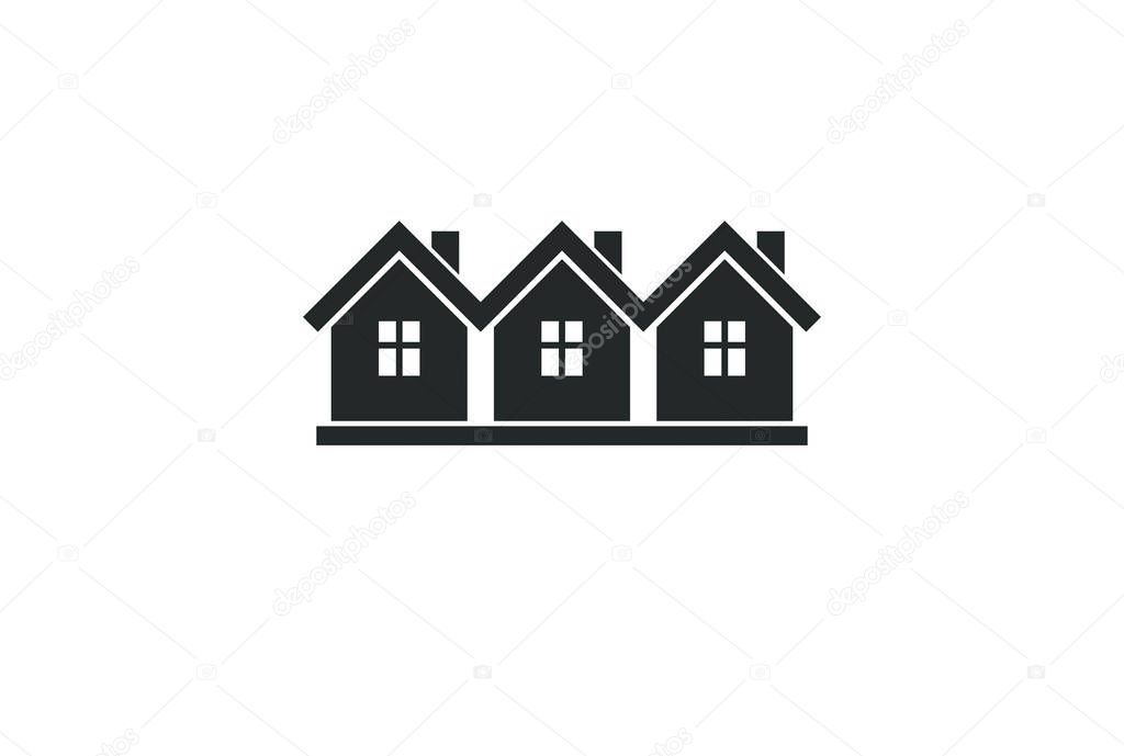 homes, houses logo