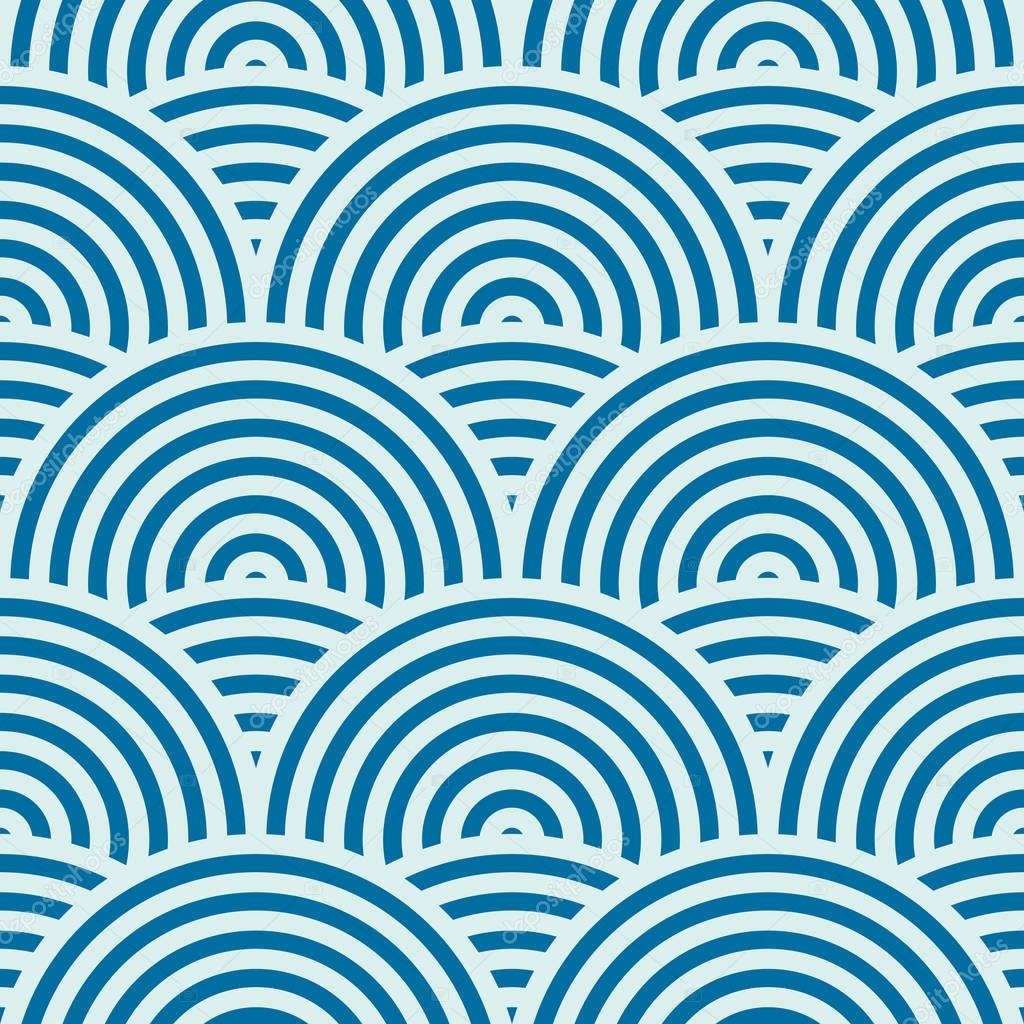 abstract pattern with endless lines