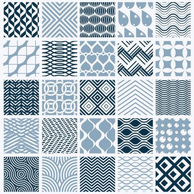 Soyut geometrik desenleri kümesi