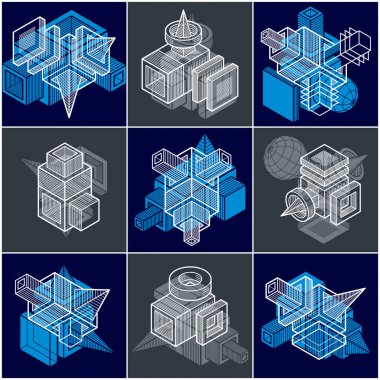 Soyut izometrik şekiller kümesi