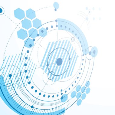 Geometrik teknoloji teknik duvar kağıdı