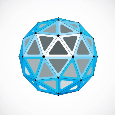 Soyut 3d geometrik dünyanın şekli