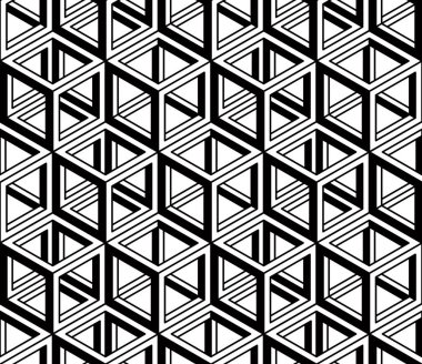 Soyut geometrik dikişsiz desen